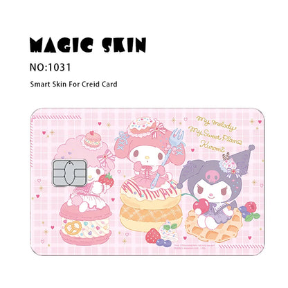 Sanrio Cartoon Bank Card Skin Stickers