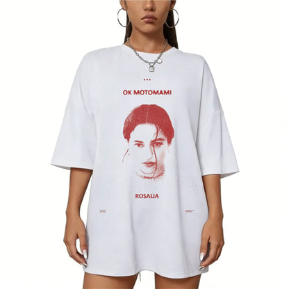 Rosalia Lux Tour Vintage Graphic T-Shirt – Retro Fan Tee