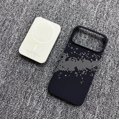 MagSafe Frameless iPhone Case – Woven Pattern Design, iPhone 12–17