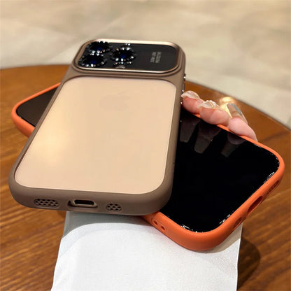 Clear iPhone Case with Metal Camera Ring Protection