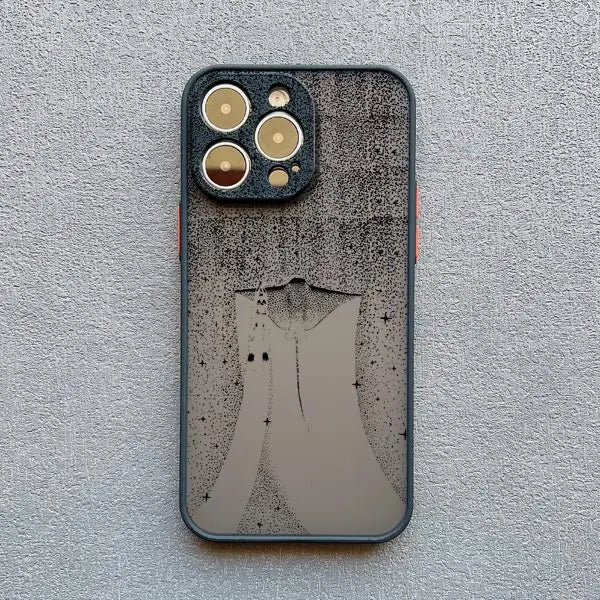 Manta Ray Dotted Art Phone Case – iPhone 17 16 15 14 13 12 11 Pro Max