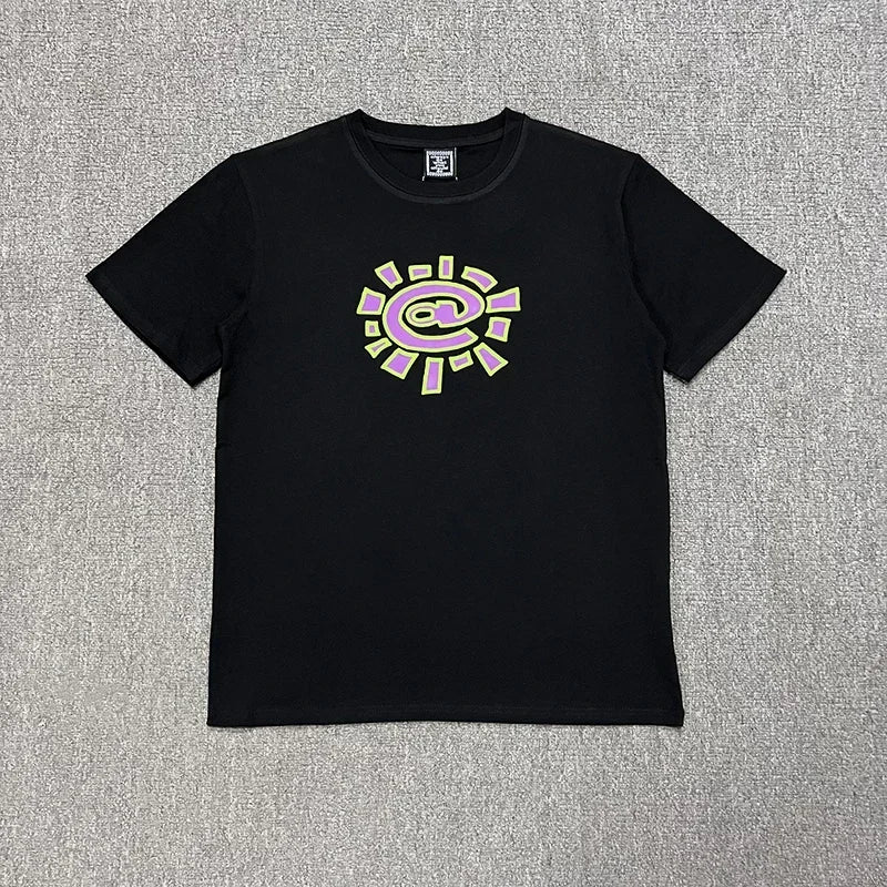 Sun Print Graphic T-Shirt – Casual Cotton Tee for Men & Women