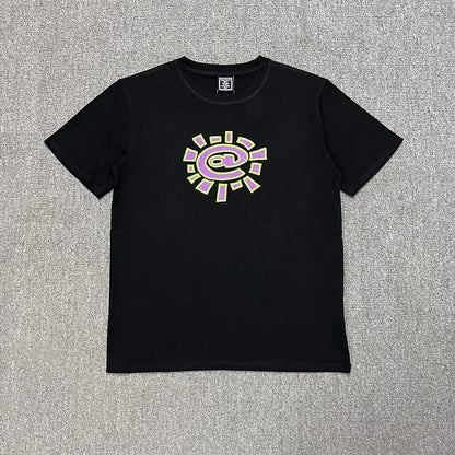 Sun Print Graphic T-Shirt – Casual Cotton Tee for Men & Women