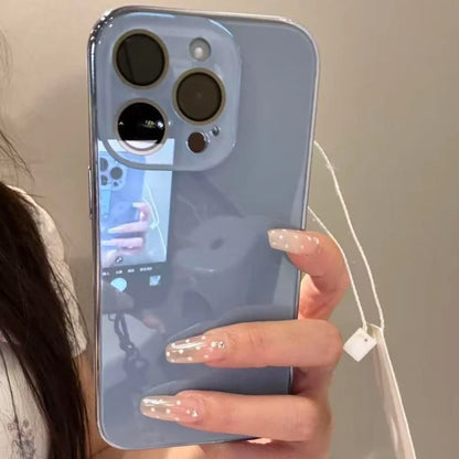Tempered Glass Camera Case for iPhone – Plating Candy Armor Cover