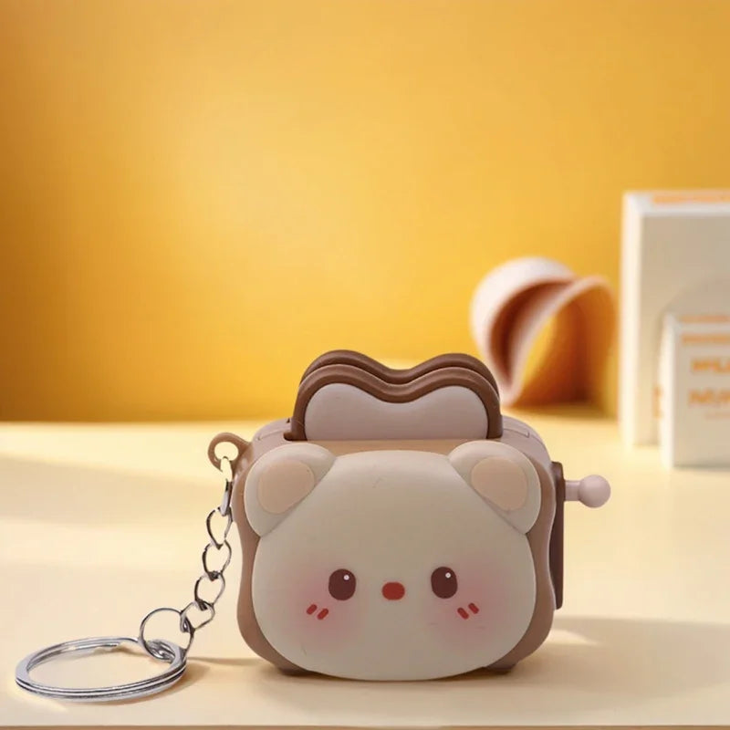 Cute Panda Bread Keychain Stress Relief Toy