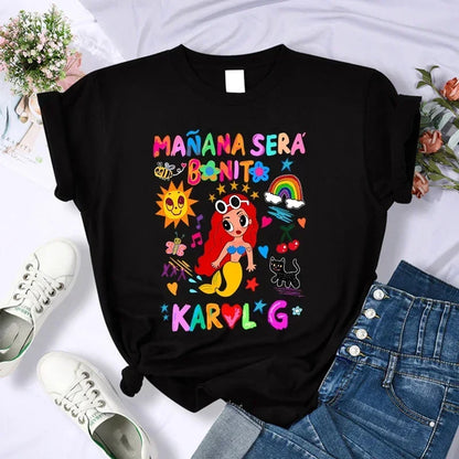 Karol G Manana Sera Bonito Graphic T-Shirt – Women's Short Sleeve Tee