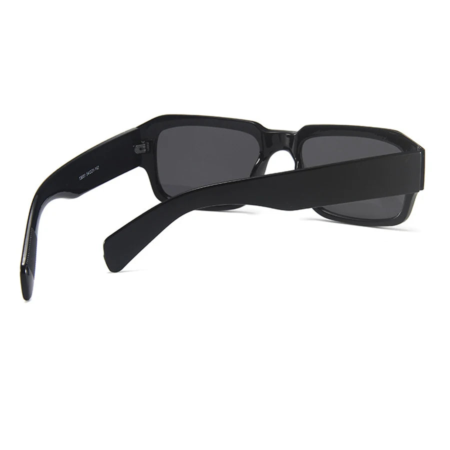 Chunky Square Sunglasses – Unisex Retro Bold Frame Shades