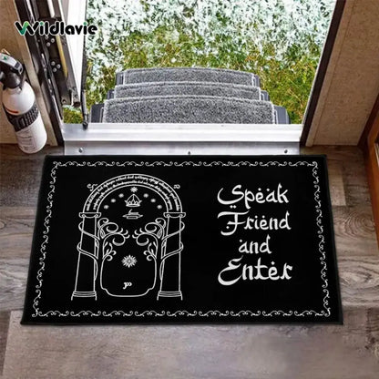 Lord of the Rings Doormat – Speak Friend and Enter Non-Slip Rug