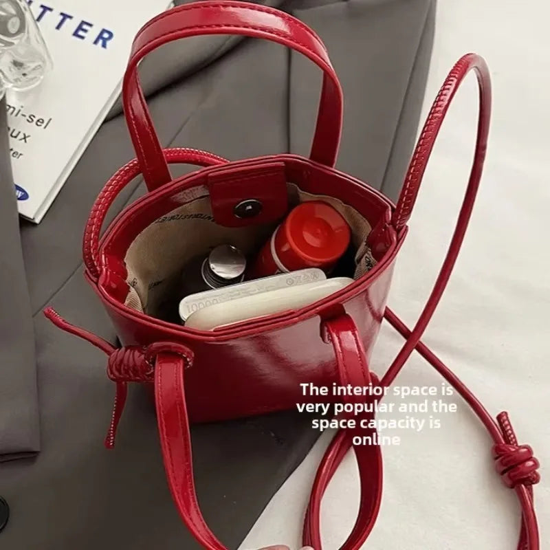 PU Leather Mini Crossbody Bag