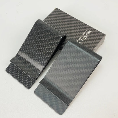 Carbon Fiber Money Clip Wallet – Slim 3K Twill Card Holder for Men