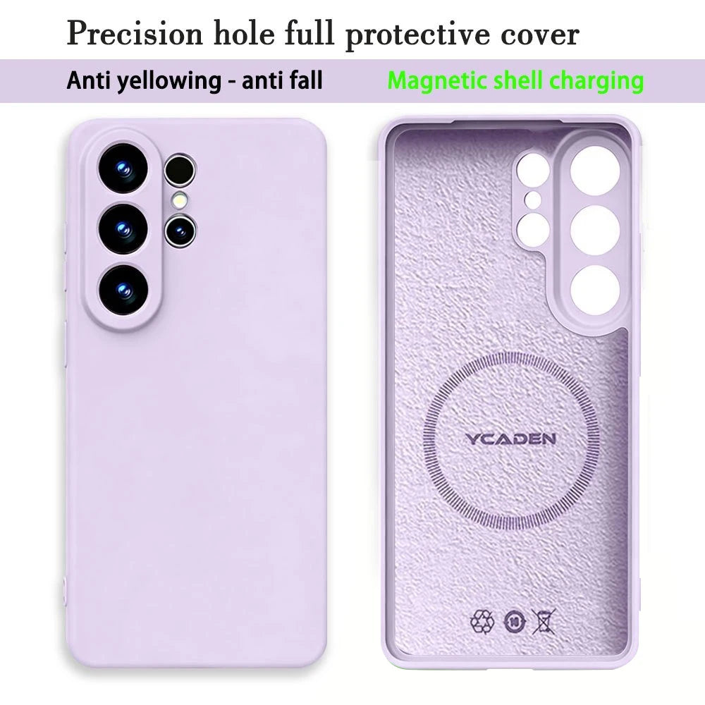 Magnetic Liquid Silicone Samsung Galaxy Case – S24 S25 S26 Series