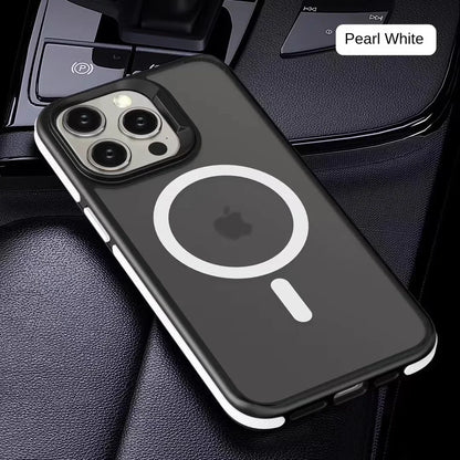 MagSafe Matte Translucent Armor iPhone Case – Shockproof, Multi-Model