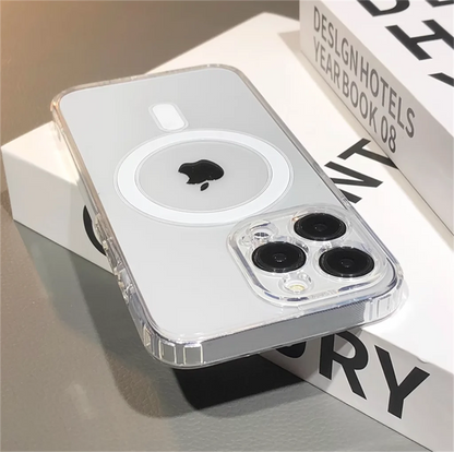Soft Silicone MagSafe Case for iPhone 11–17 Series
