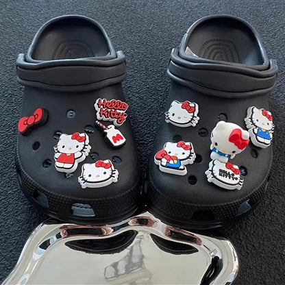 Hello Kitty Bow Shoe Charms Set