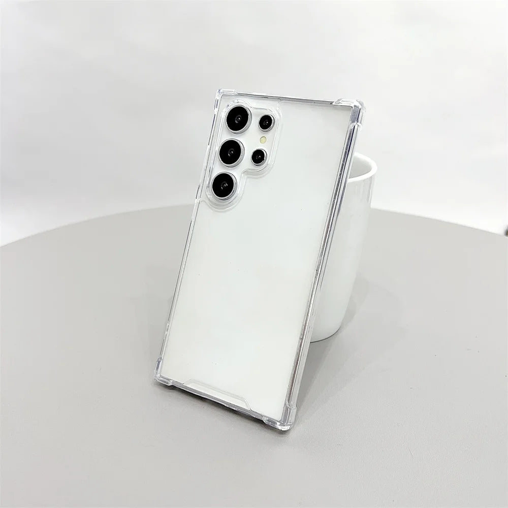 Clear Anti-Yellowing Samsung Galaxy Case – S20 to S25 & A Series