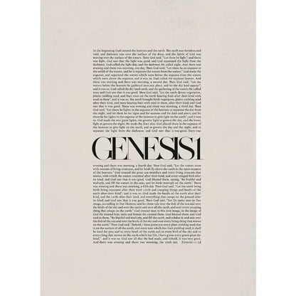 Bible Scripture Canvas Wall Art – Christian Quote Poster for Home Decor