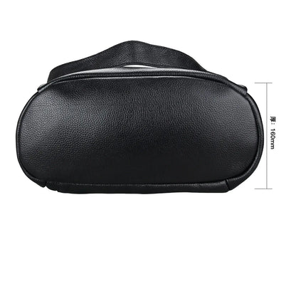 Genuine Leather Women's Backpack – Large Capacity