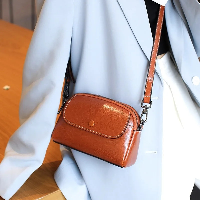 Mini Small Genuine Leather Vintage Bag