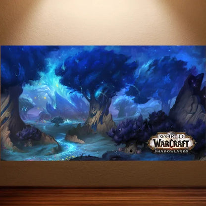 World of Warcraft Canvas Poster – Retro Game Wall Art Decor