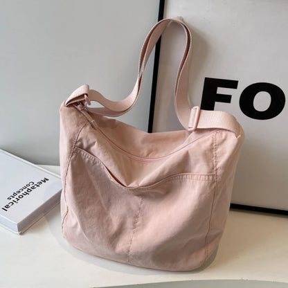 Nylon Fabric Women's Shoulder Bag Large Capacity
