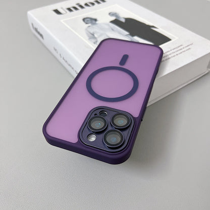 MagSafe iPhone Case Matte Translucent Armor Shockproof Cover