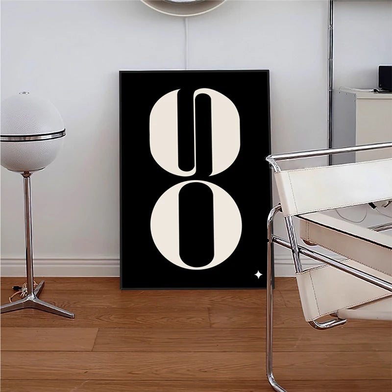 Bauhaus Abstract Geometric Wall Art Poster | Nordic Minimalist Print