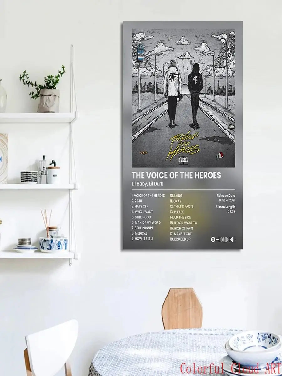 Gunna DS4EVER Album Tracklist Poster – Hip Hop Music Wall Art Print