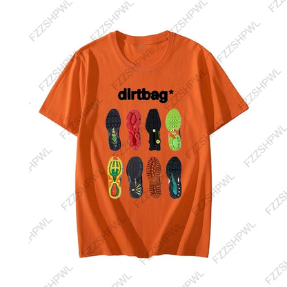 Dirtbag Sneaker Sole Graphic T-Shirt – Men's Y2K Streetwear Cotton Tee