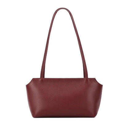 Women's Genuine Cowhide Leather Mini Shoulder Tote Bag