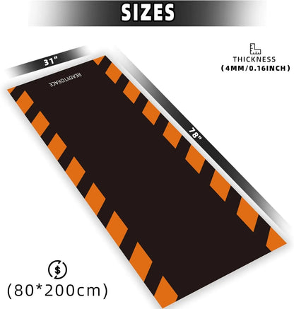 Motorcycle Parking Mat – Non-Slip Racing Floor Rug for Garage & Bedroom