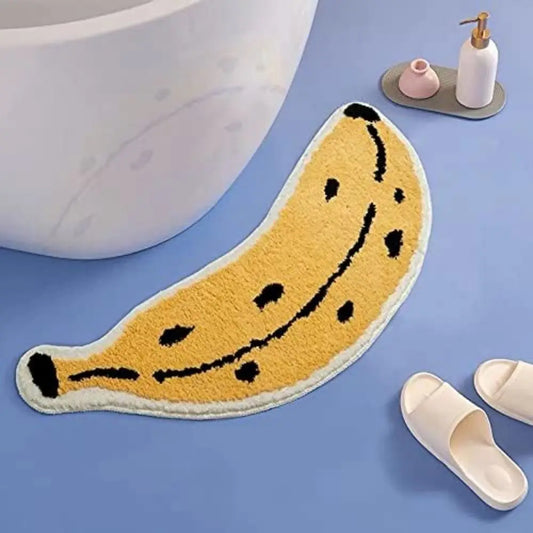 Eggplant Shaped Bathroom Mat – Non-Slip Absorbent Shower Rug