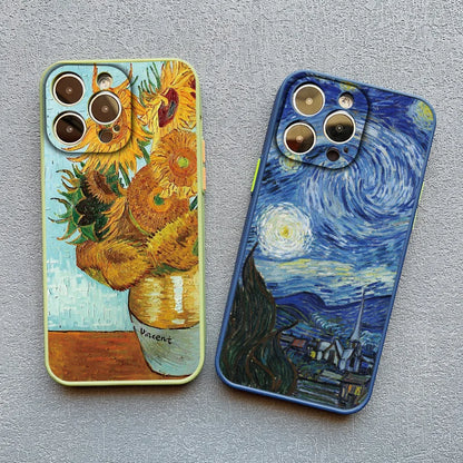 Van Gogh Oil Painting Phone Case for iPhone 17 16 15 14 13 12 11 X Series