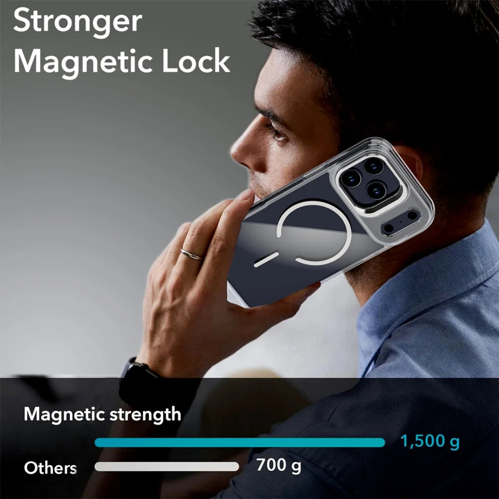 Original Magsafe Invisible Lens Stand Holder Phone Case Iphone 17 Pro Max Air 14 15 16 Plus 13 12 11