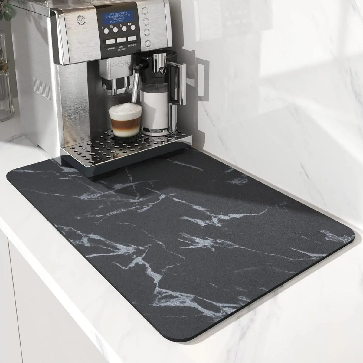 Coffee Machine Mat – Absorbent Silicone Countertop Pad