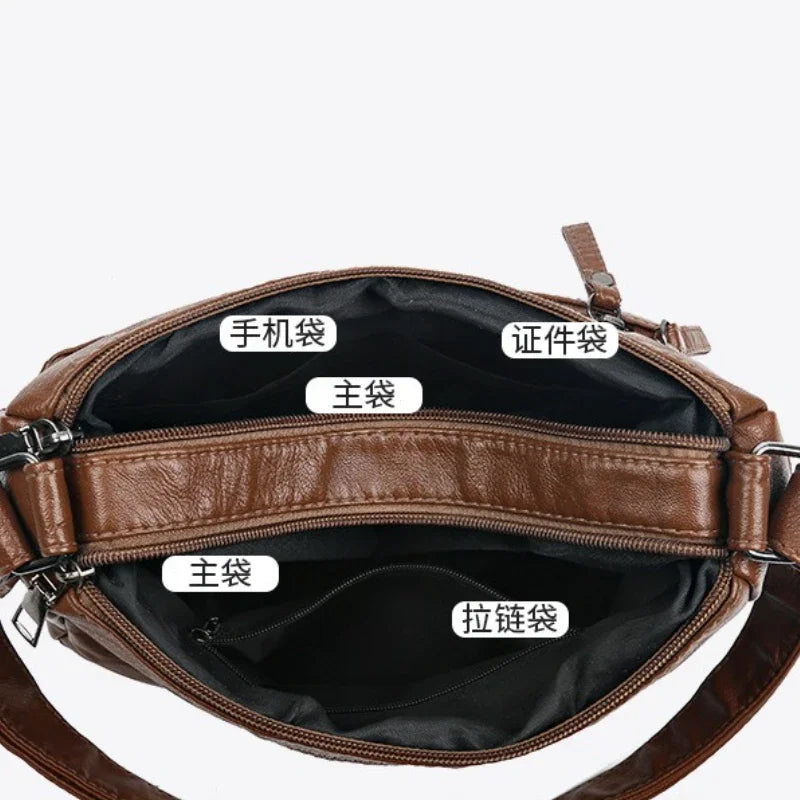 New Ladies Soft Leather Baags High Quality Purses and Handbags