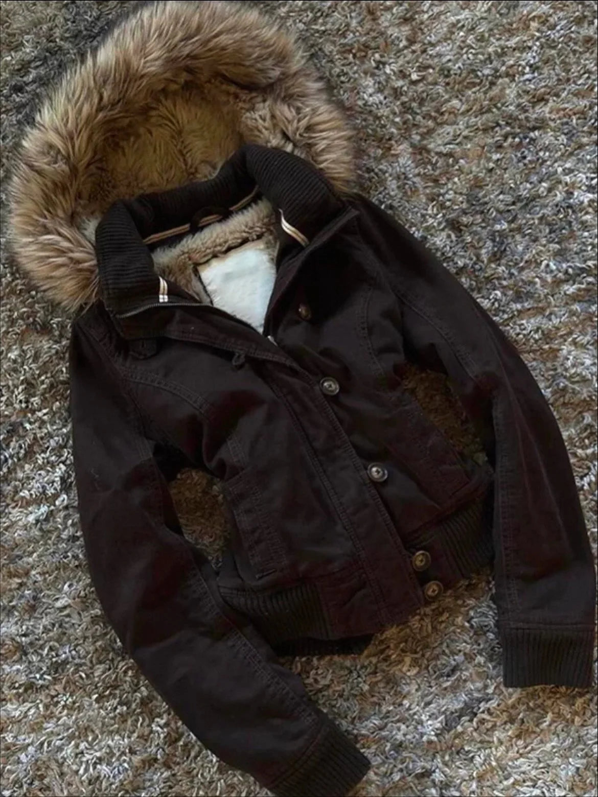 Women's Hooded Winter Jacket – Fur-Lined Fleece & Denim Styles