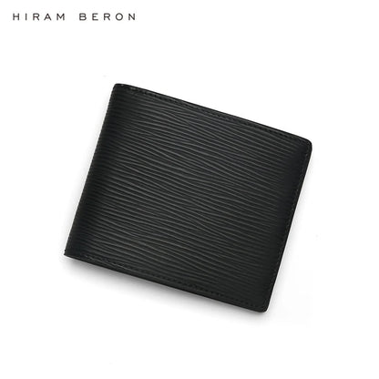 Personalized Men's Bifold Wallet – Epi Leather with Custom Name