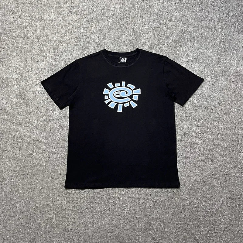 Sun Print Graphic T-Shirt – Casual Cotton Tee for Men & Women