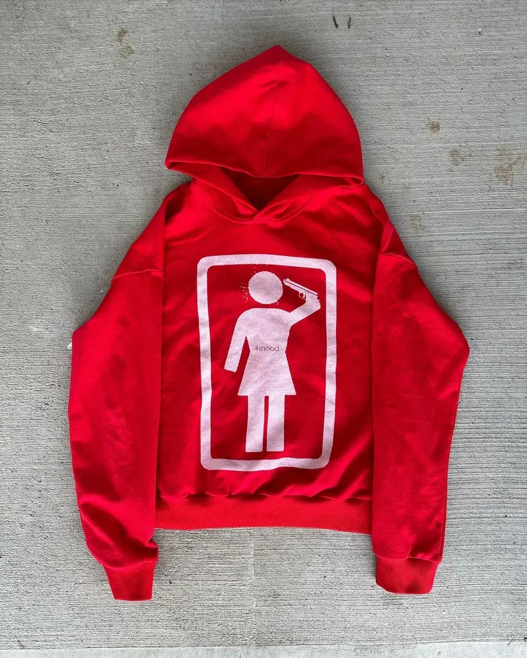Gothic Graphic Hoodie Women Harajuku Goth Streetwear Sweatshirt