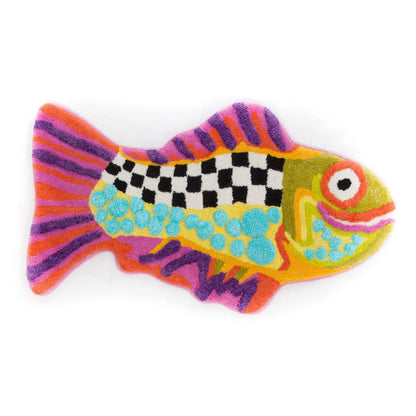 Fish-Shaped Bath Rug – Soft Non-Slip Absorbent Mat