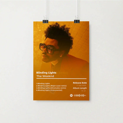 Hip Hop Music Album Poster – Canvas Wall Art Print
