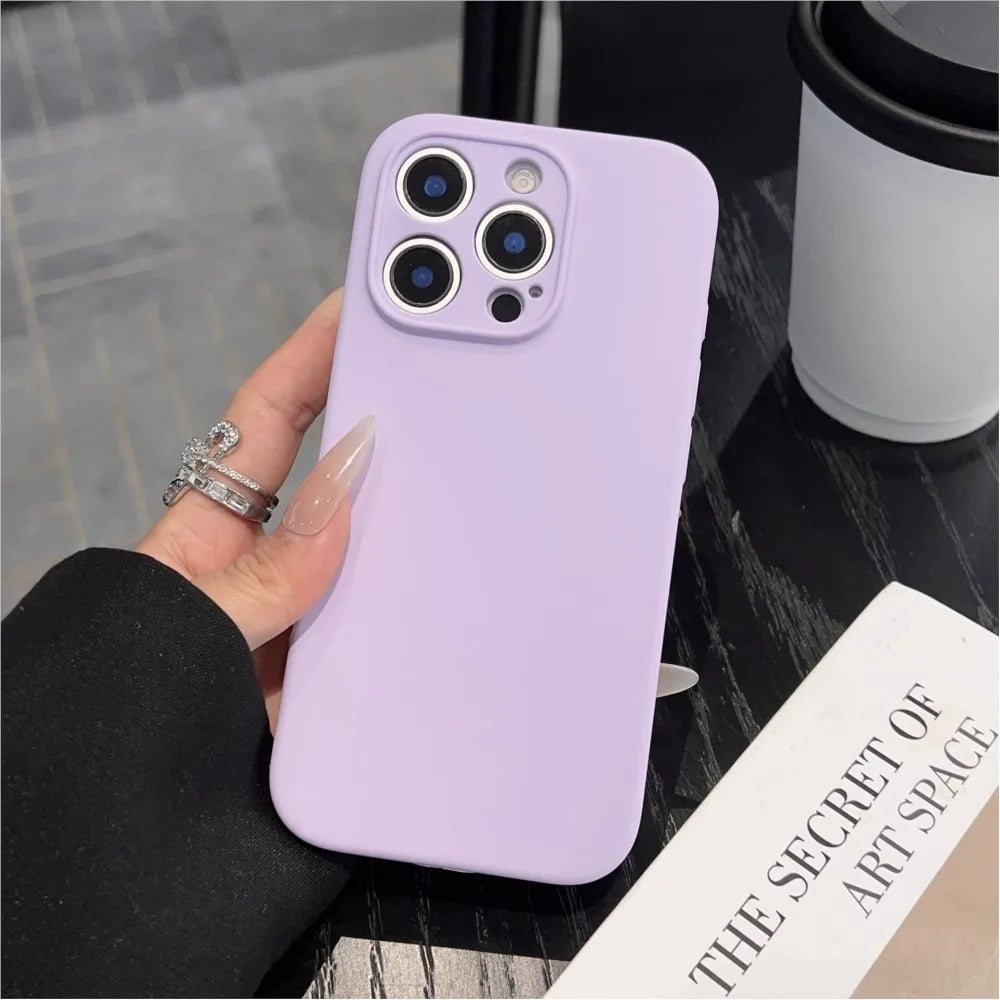 Liquid Silicone MagSafe iPhone Case – Camera Lens Protection