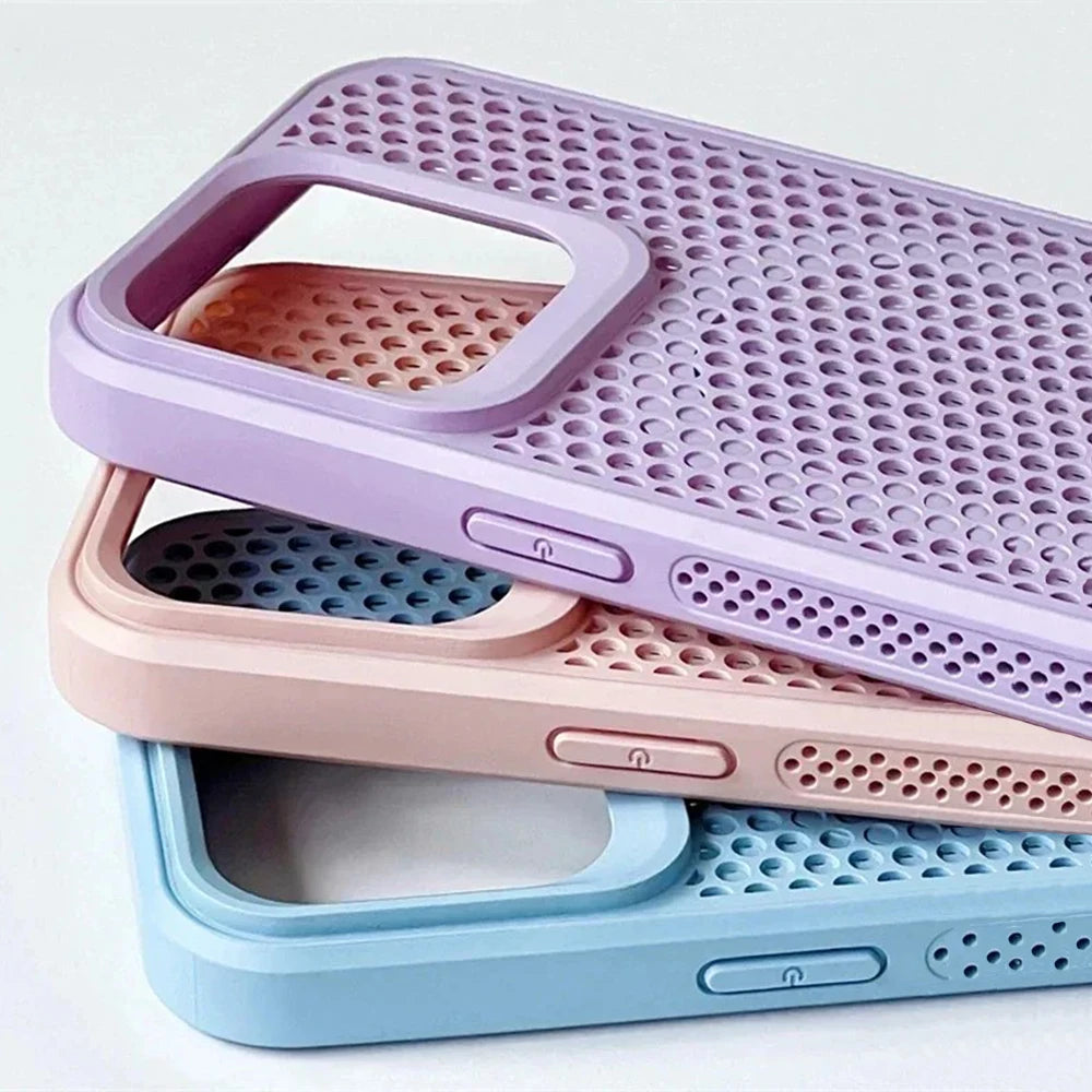 Cooling MagSafe Mesh iPhone Case – Heat Dissipation Breathable Cover