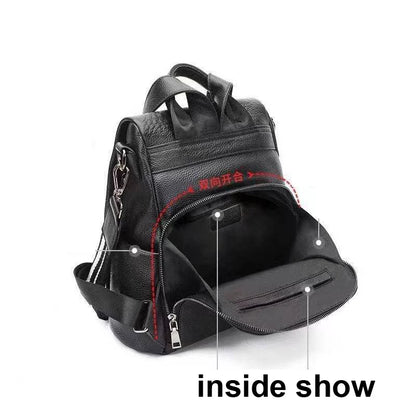 Genuine Leather Alligator Backpack for Women