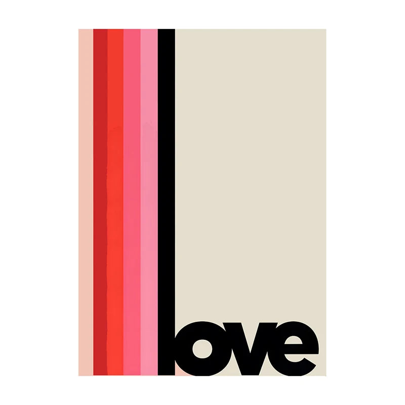 Bold Typography Wall Art Poster – Modern Minimalist Print
