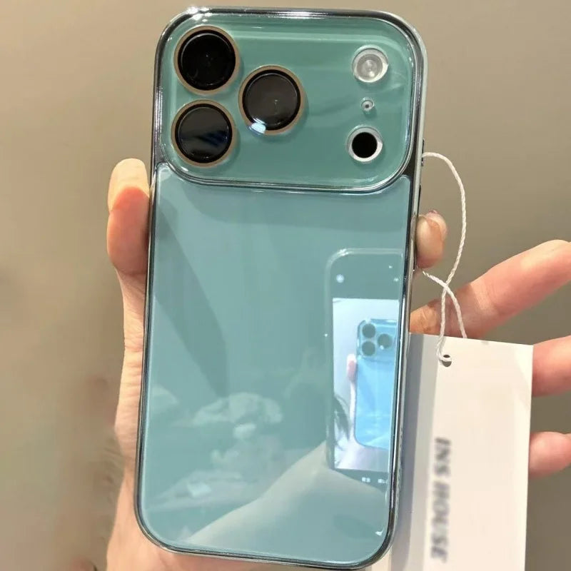 Tempered Glass Camera Case for iPhone – Plating Candy Armor Cover