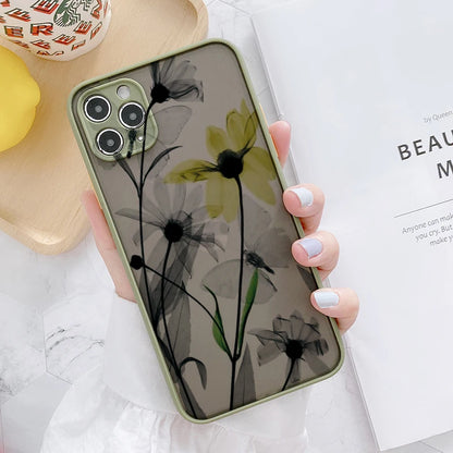 Floral iPhone Case – Daisy Flower Shockproof Cover