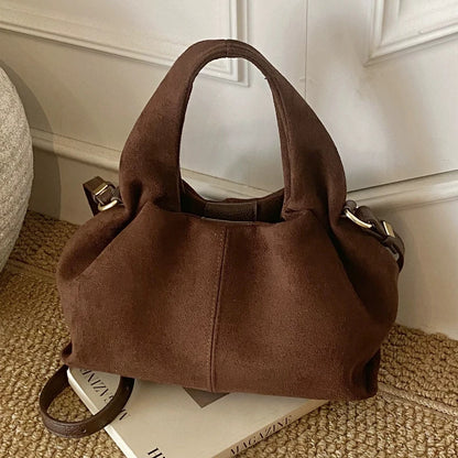 French Cloud Dumpling Bags Brand Design Frosted New Fashion Handbag