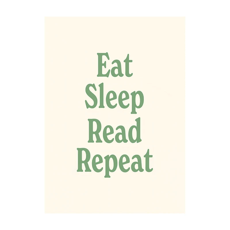 Book Club Wall Art Poster – Retro Reading Print for Book Lovers