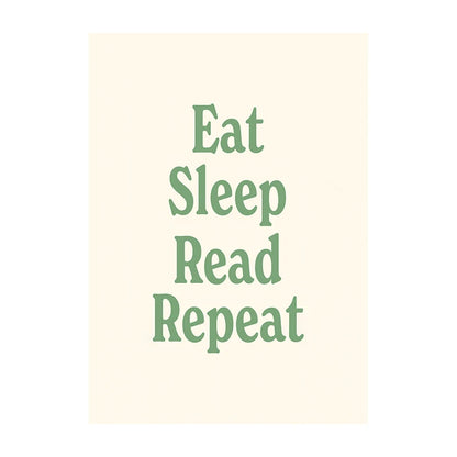 Book Club Wall Art Poster – Retro Reading Print for Book Lovers